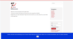 Desktop Screenshot of mz-logistik.de